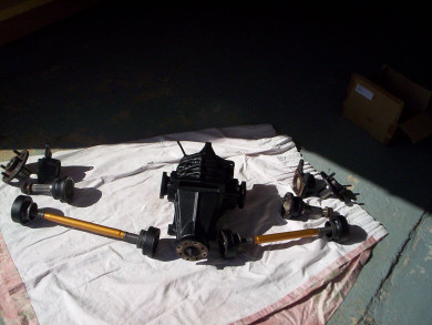 Painted Diff & Drive Shafts