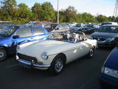 MGB at the NEC Classic Car Show