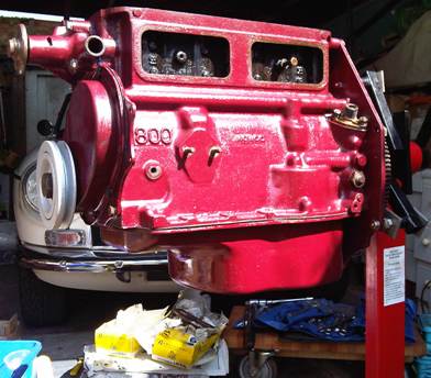 Water pump fitted
