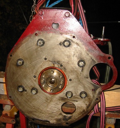 flywheel removed