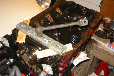 Using a scrap track rod end